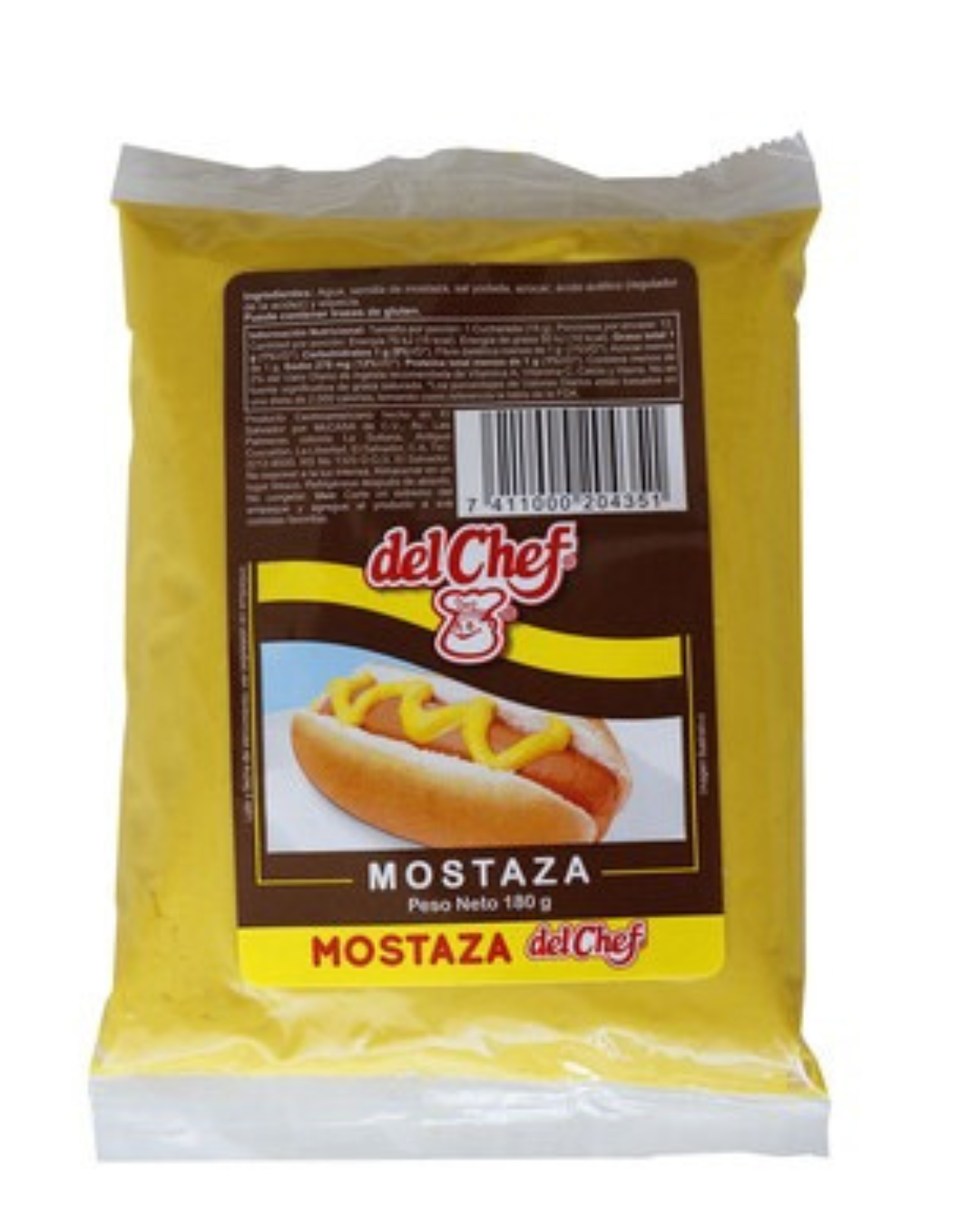 Del chef- Mostasa 180g.
